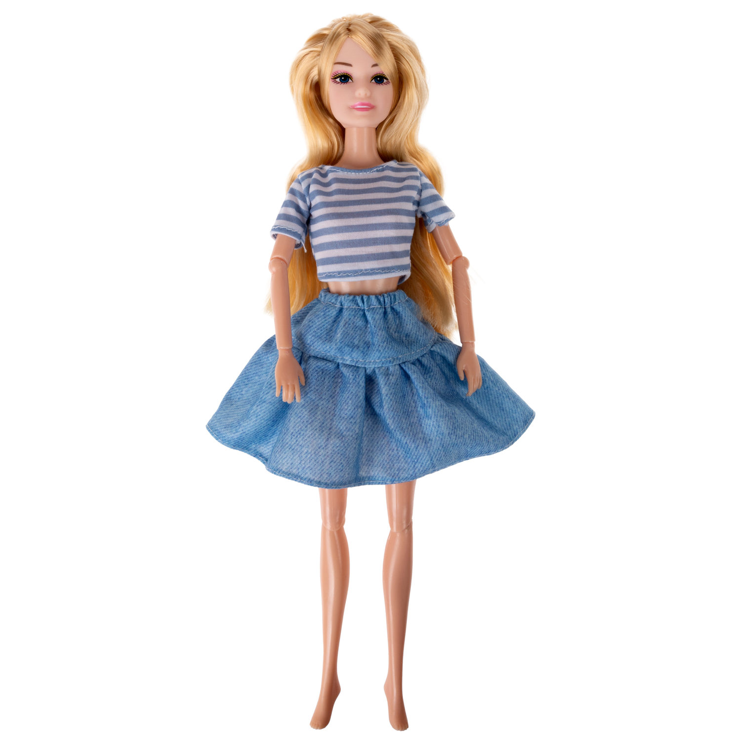 Кукла Alisa Weekend в голубом платье, с аксессуром и питомцем, 29 см