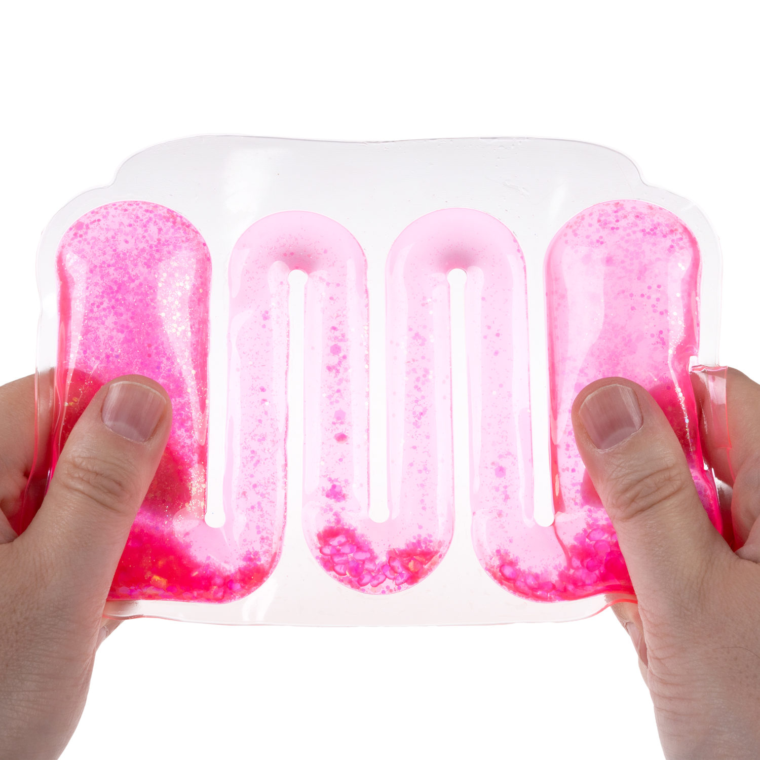 Акватубики переливайка 1TOY скользун с водой внутри, антистресс для рук, жмякалка, 4 цвета в ассортименте