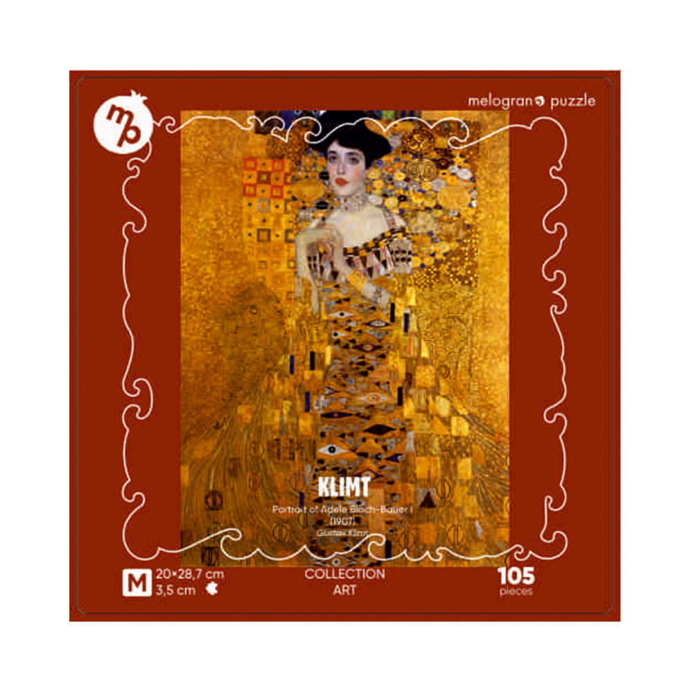 Деревянные пазлы Collection Art Густав Климт, Портрет Адели Блох-Бауэр I, 105 деталей, 20х28,7 см