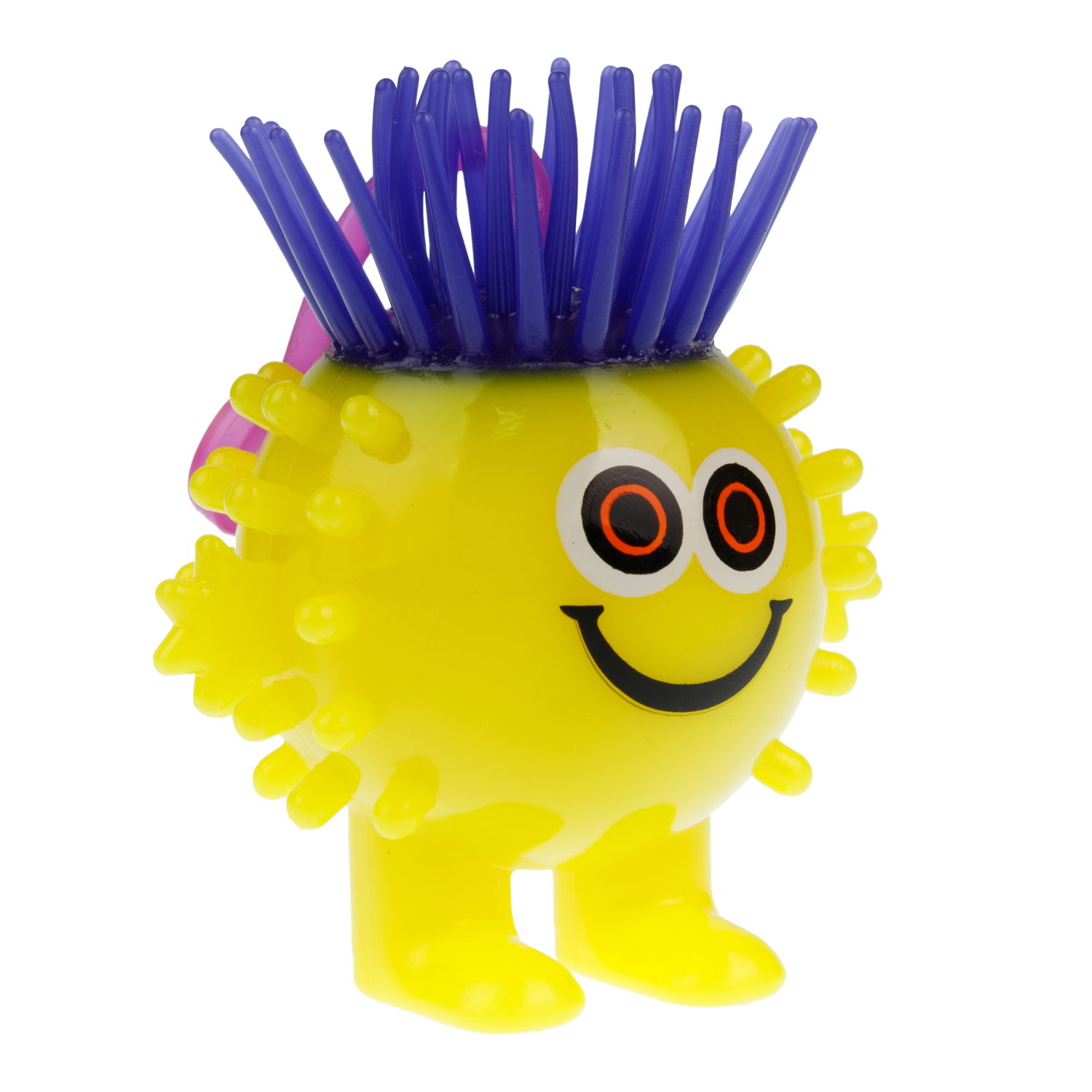 Светящаяся антистресс-игрушка для рук 1TOY Йо-Ёжик Тролль, для детей и взрослых, 4 вида в ассортименте