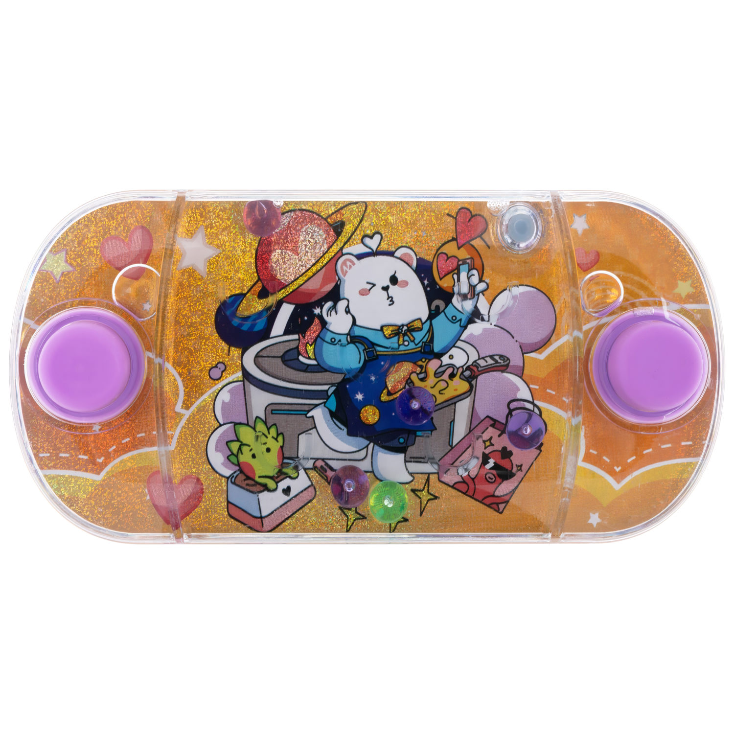 1TOY Игра с водой Забрось мячики Мишка аниме, 3 вида в ассортименте