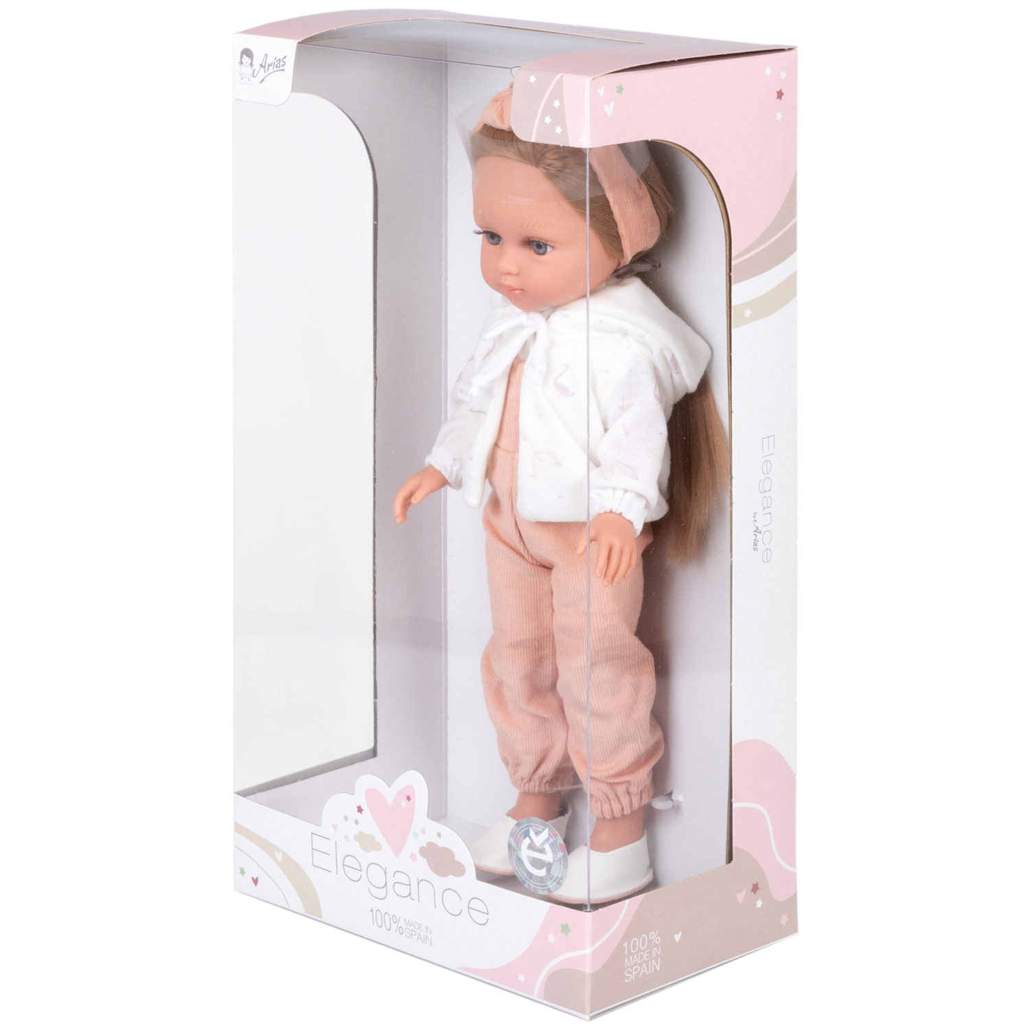 Кукла Arias ELEGANCE Carlota casual, виниловая, Испания, 36 см