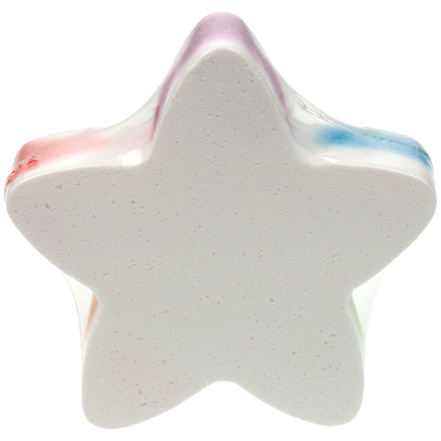 Lukky Rainbow Spa Бурлящая радужная бомбочка для ванны, Звёздочка, 100 гр, разноцветные разводы