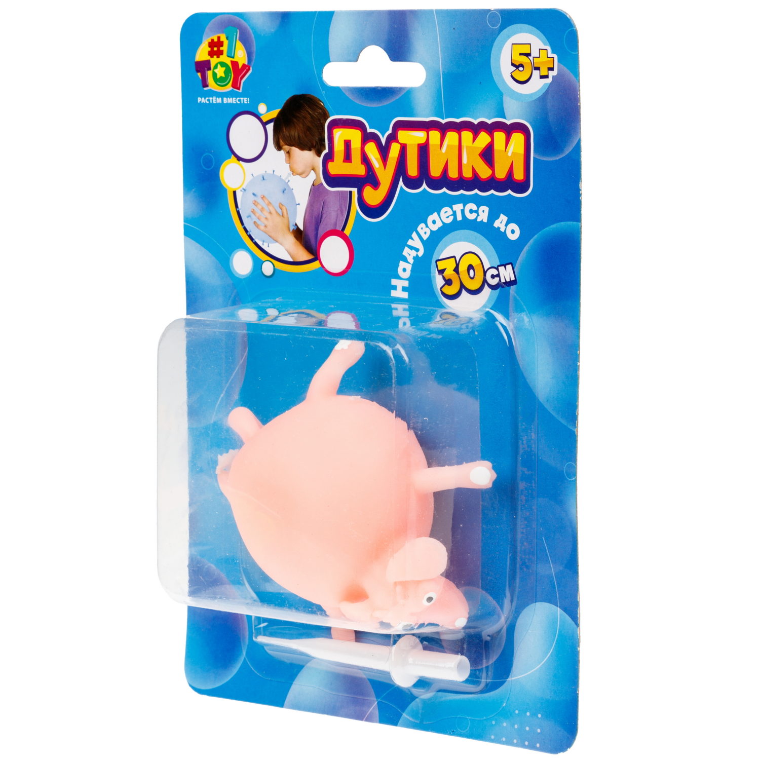 Игрушка ДУТИКИ 1TOY Животные, максимальный размер 30 см, собака