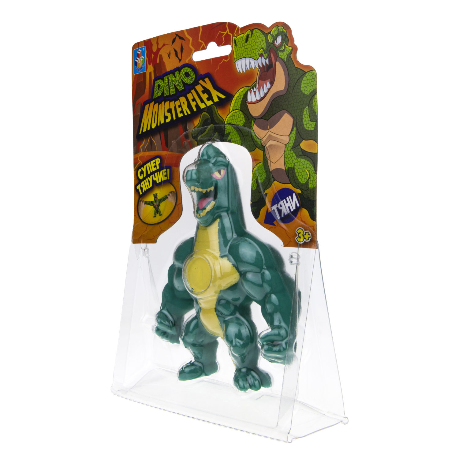 1TOY MONSTER FLEX DINO, тянущиеся фигурки 14см, 14 видов в ассортименте