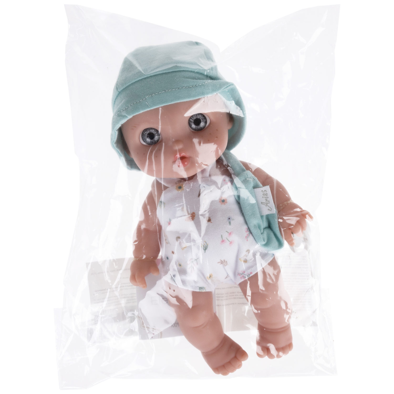 Испанская кукла для девочки reborn пупс Arias виниловая, силиконовая, 17 см