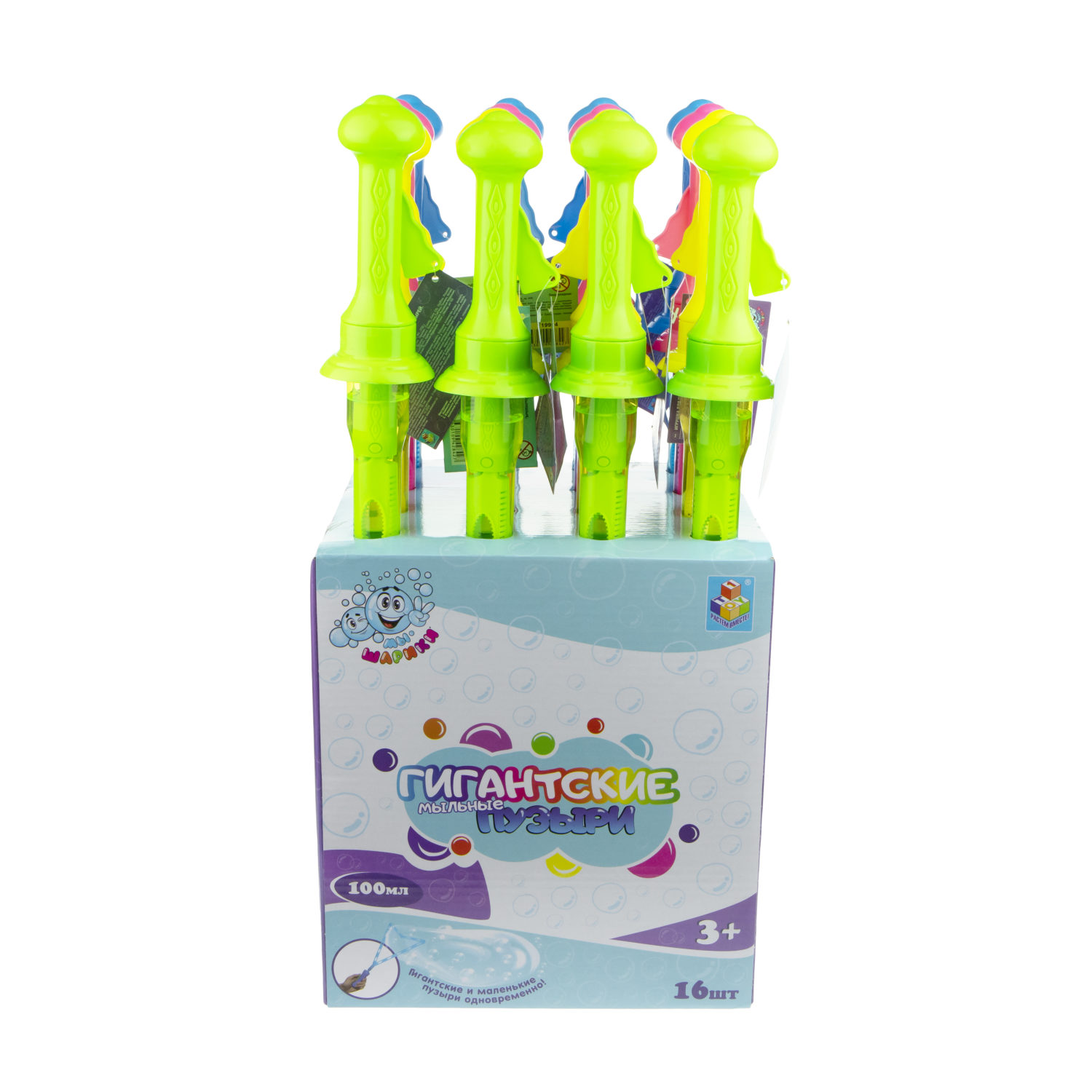 Мыльные пузыри 1TOY Мы-шарики! колба 30 мл