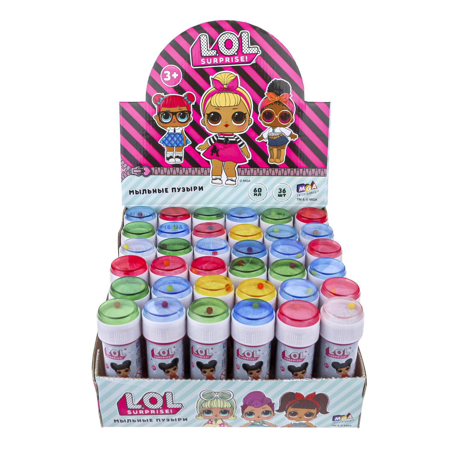 Мыльные пузыри 1TOY LOL 60 мл