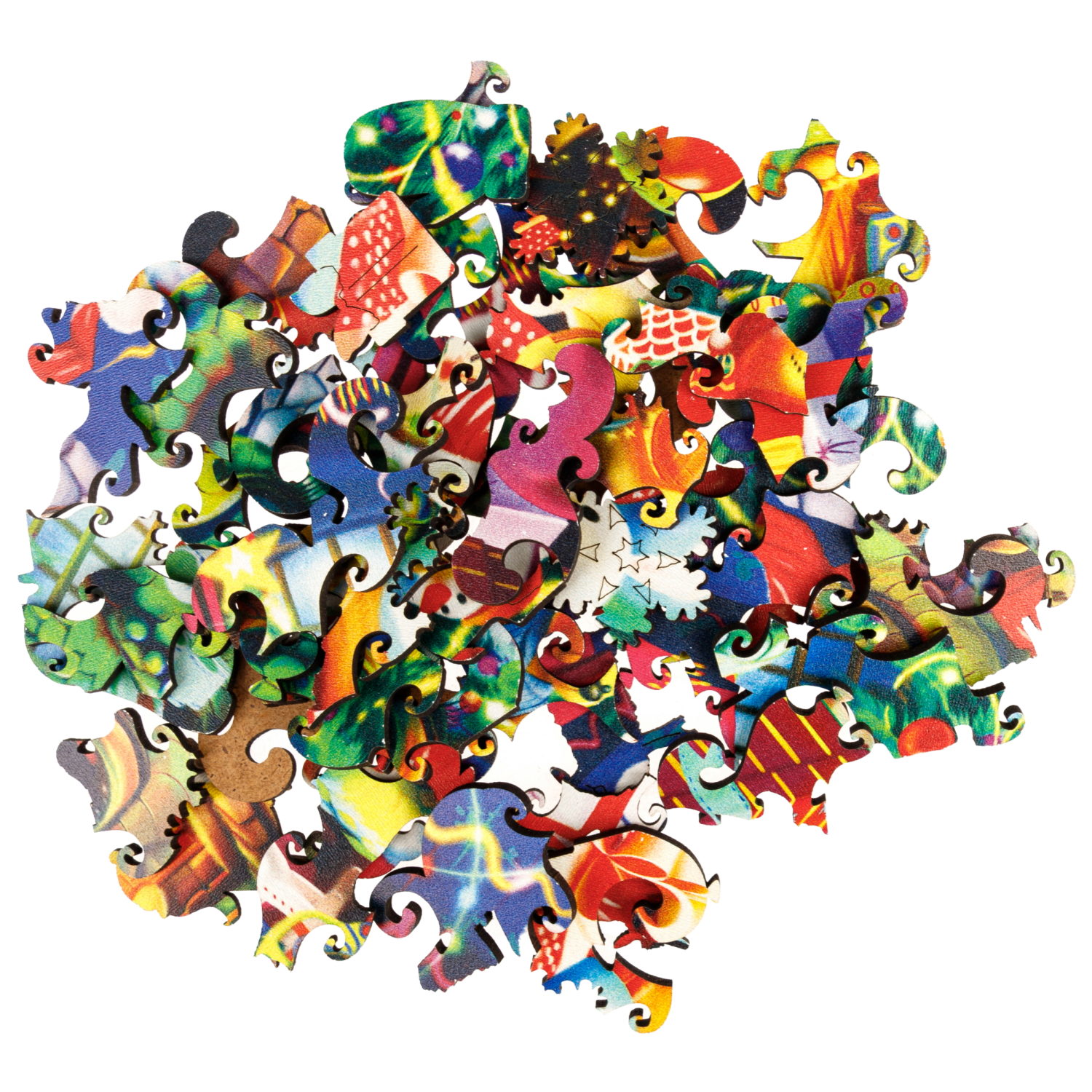 Деревянные пазлы Collection Animation Новогодняя змея, 100 деталей