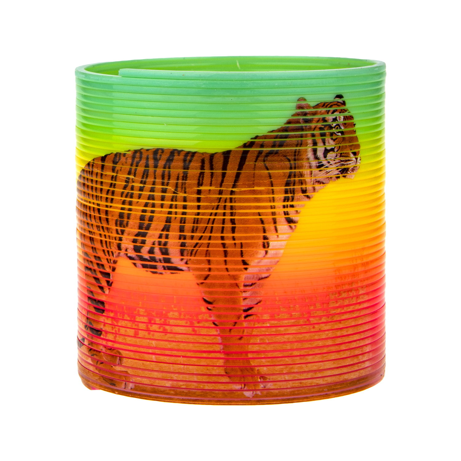 Пружинка радуга 1TOY «Радуга-дуга» Сафари, 6,5*6,5 см, 4 вида в ассортименте