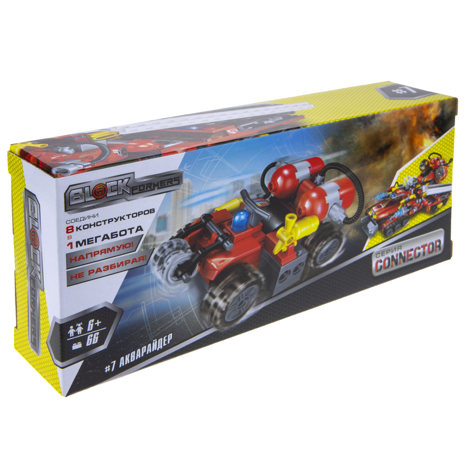 Конструктор  Трансформер BLOCKFORMERS конструктор "Трансфайертрак" Cерия CONNECTOR, 8 видов на выбор