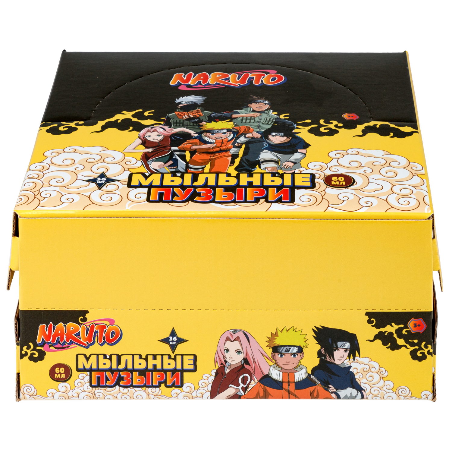 Наруто, мыл. пуз., 60 мл, 36 шт в д/б (23,5*23,5*11,5)