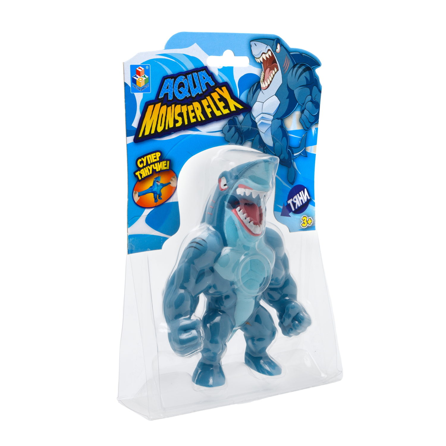 1Toy Игрушка для мальчика, тянучка монстр MONSTER FLEX AQUA, антистресс, 14 видов в ассортименте