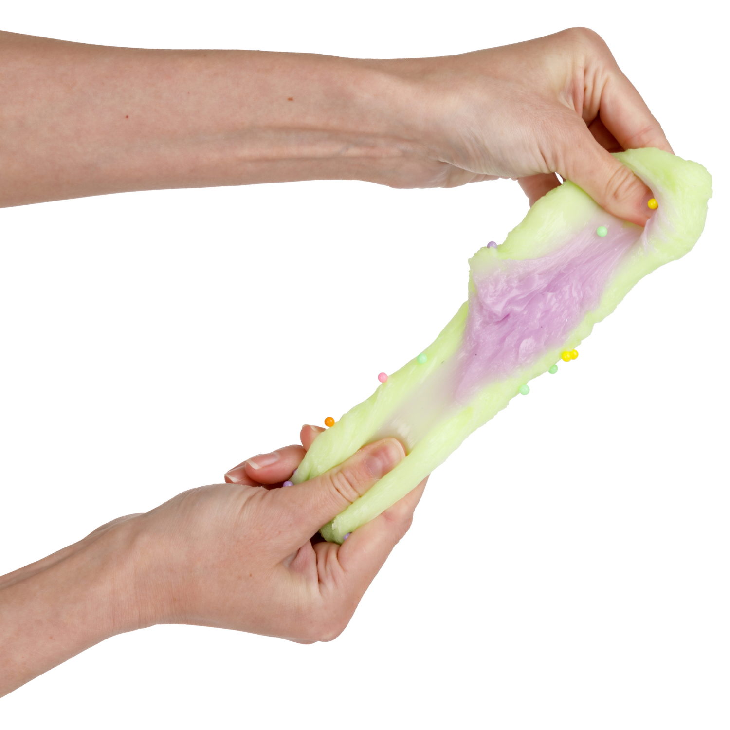 Игрушка-антистресс 1TOY Крутой замес «Няшка-вкусняшка», «Круассан с посыпкой», с колокольчиком, зеленый