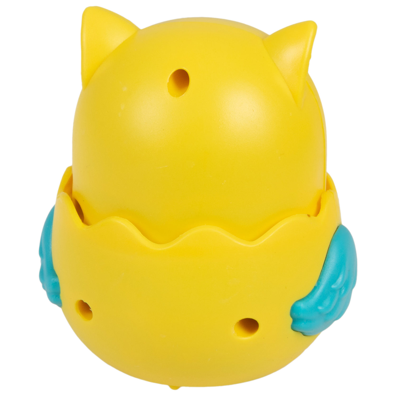 Игрушка детская 1TOY Покатушки Весёлая Сова, инерционная, работает без батареек, 4 цвета в ассортименте