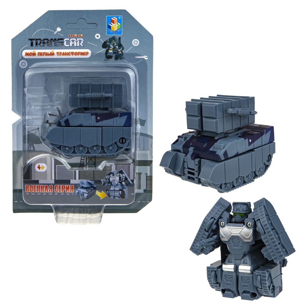 1toy "Мой первый трансформер: военная серия" (собирается в зенитный комплекс, 6 см, блистер)