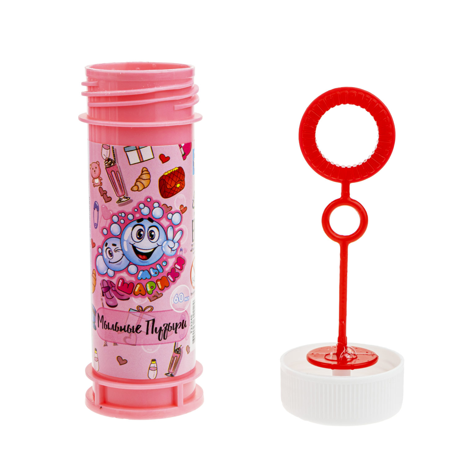 Мыльные пузыри 1TOY Мы-шарики! Девочки, 60 мл