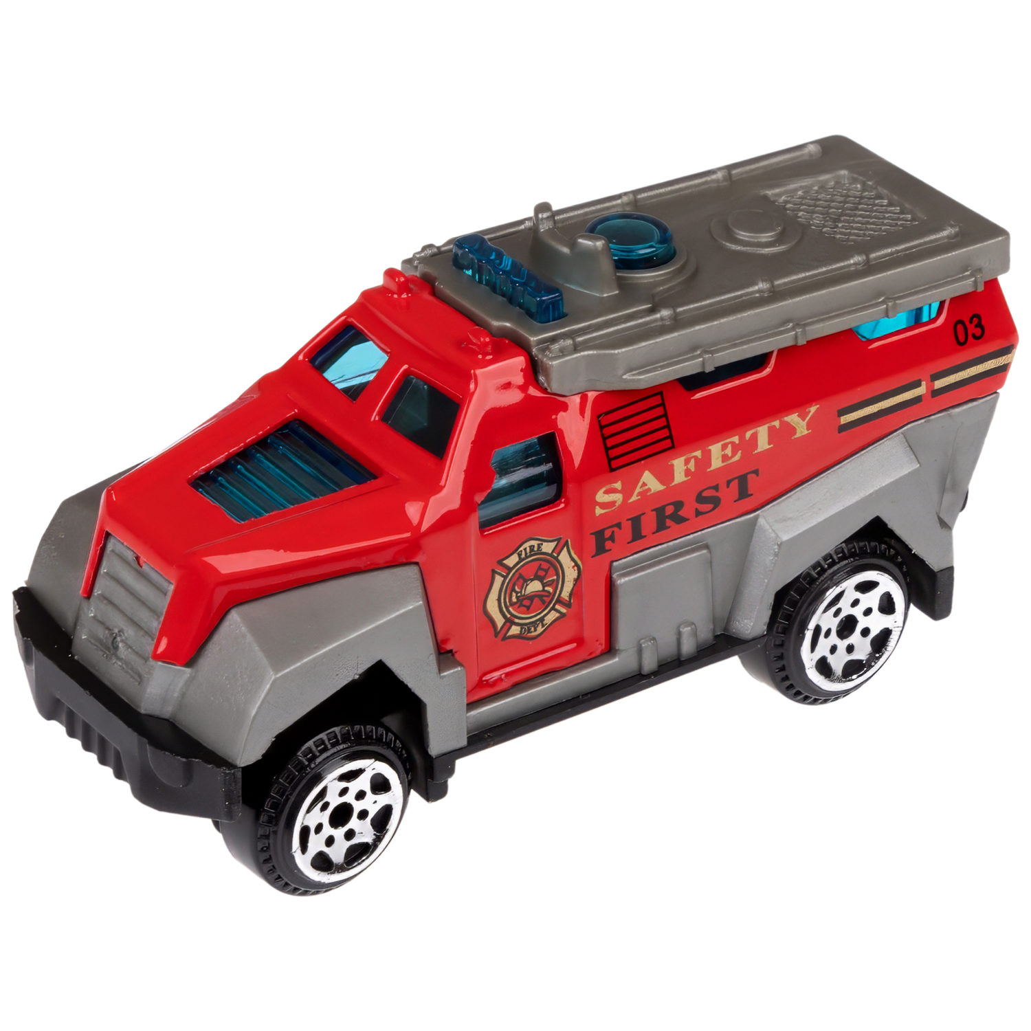 1toy Экстренные службы металлическая машинка 1:64 блистер, в асс. 12 шт.