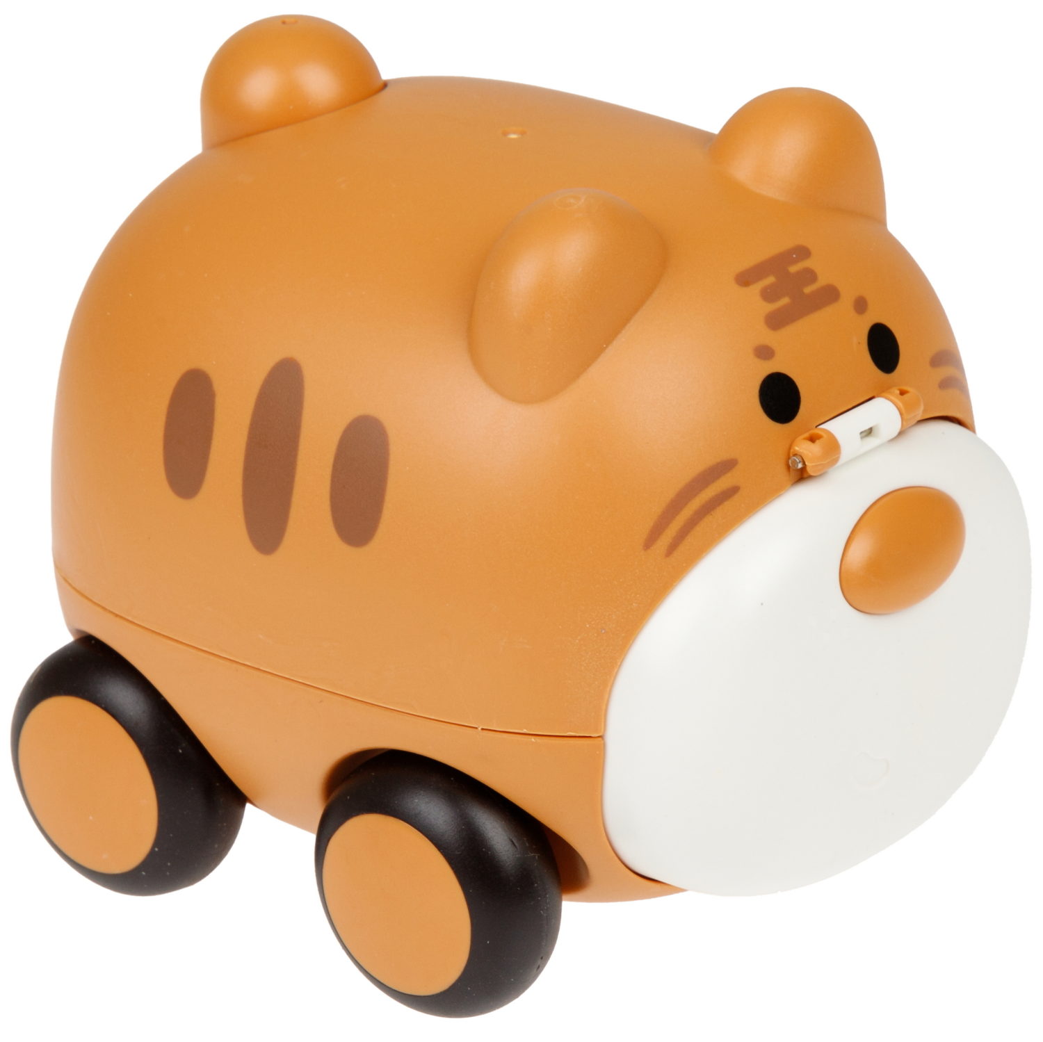 Тигр игрушка-катапульта с детёнышем 1TOY УБЕГАЙ-КА