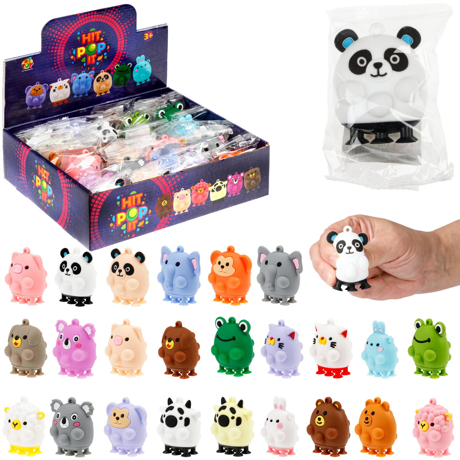 Антистресс-игрушка 1TOY Жмяка Hit Pop It, в ассортименте