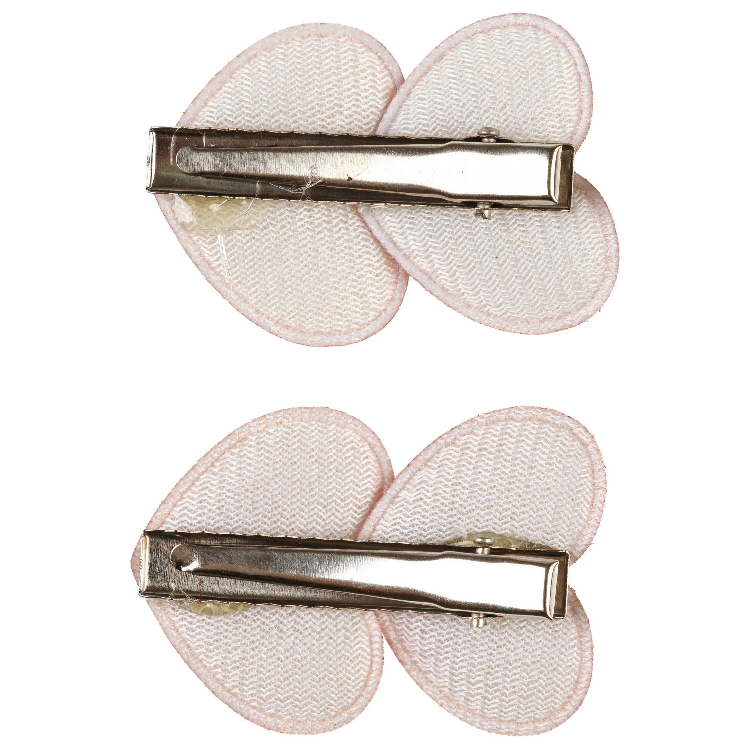 Заколки для волос Lukky Fashion Сердечки, детские, для девочки, зажимы, 4 цвета в ассортименте, набор 2 шт.