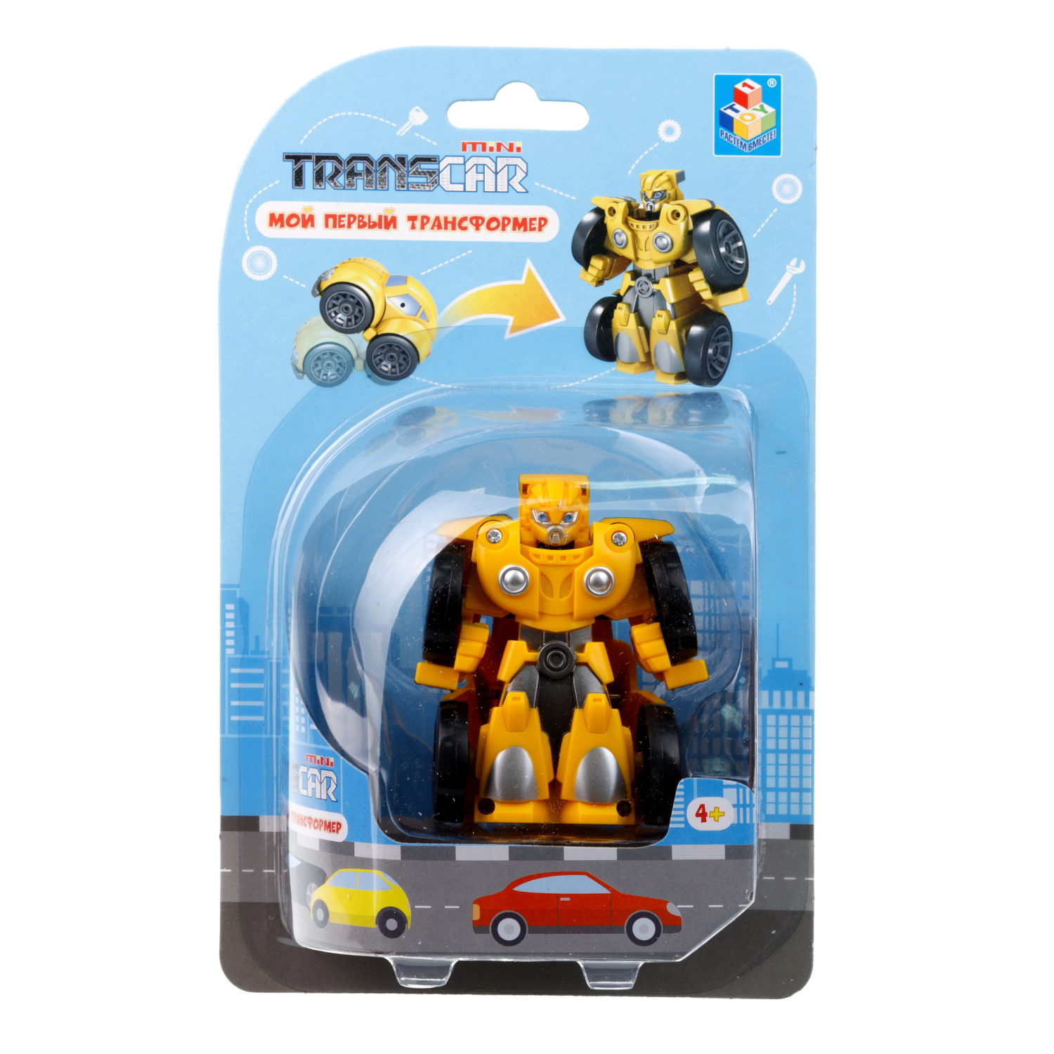 Трансформер 1TOY "Мой первый трансформер" Автомобиль