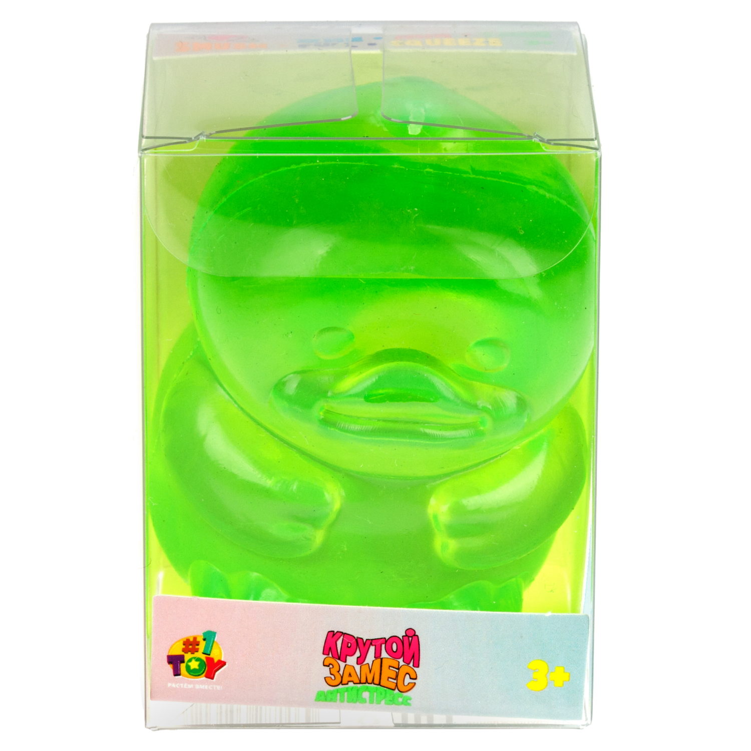 Игрушка-антистресс 1TOY Крутой замес Супергель Утка, 8х5х5 см, в ассортименте