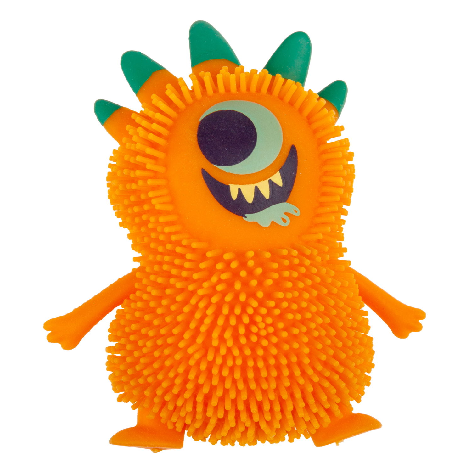 Игрушка-антистресс для рук 1toy Йо-Ёжики, "Монстр" 10 см, со светом, 4 вида в ассортименте