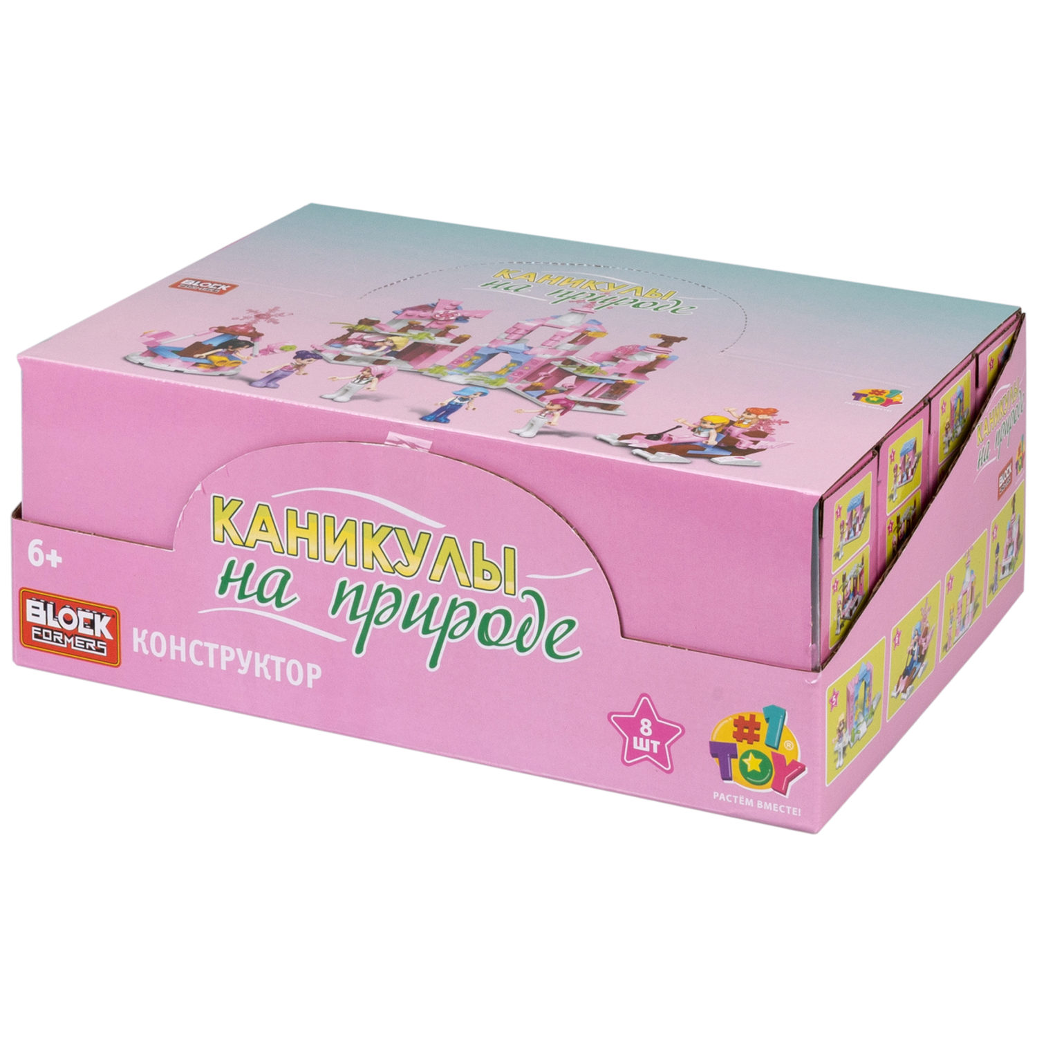1TOY конструктор Blockformers "Каникулы на природе", в ассортименте 8 видов