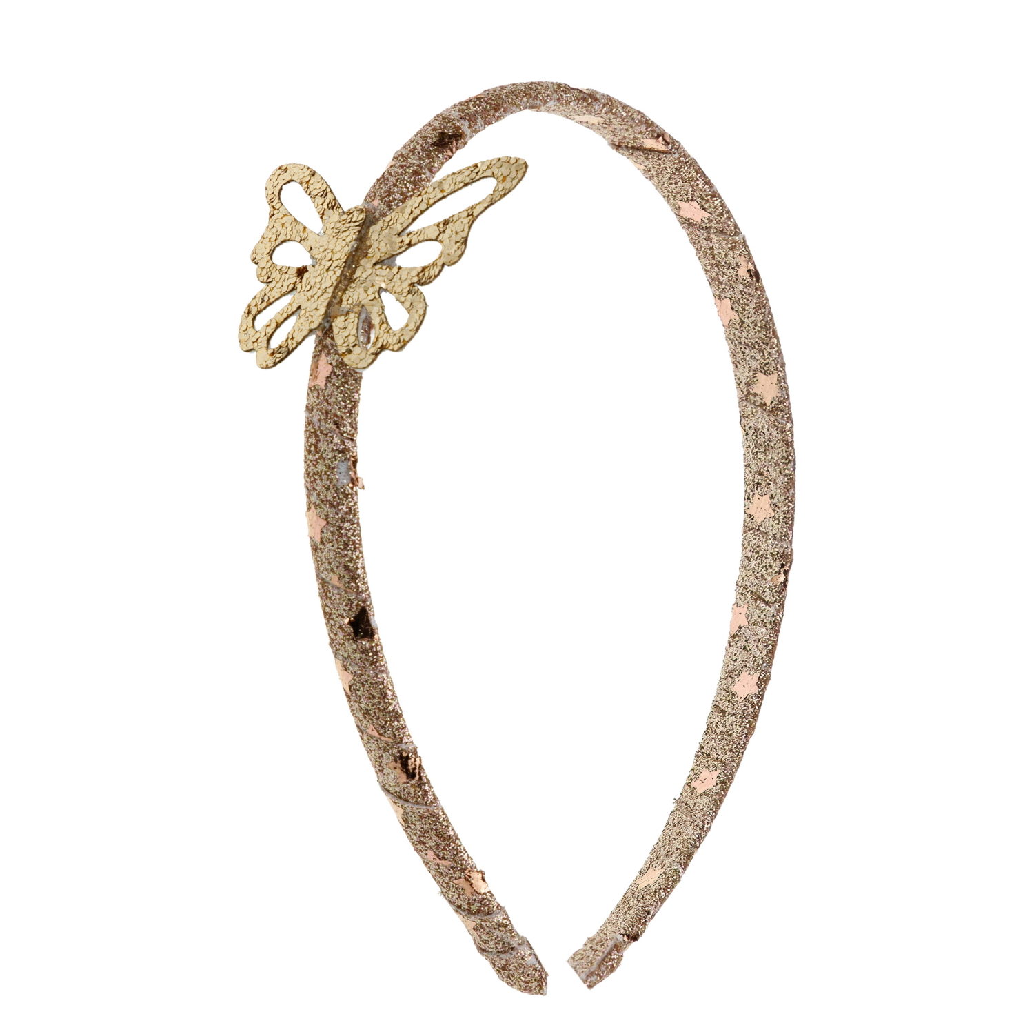 Lukky Fashion набор из 2 ободков с бабочкой,блестками, под кожу, с принтом