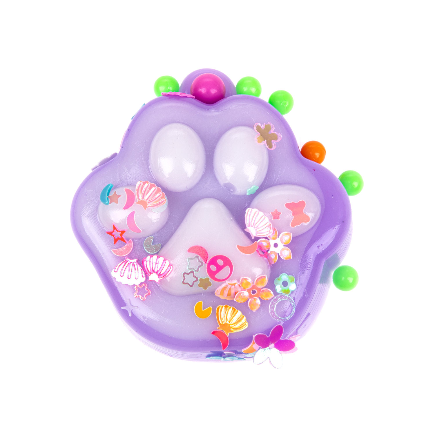 1toy Жмяка лапка-антистресс 4 шт. в ассорт. 6*6,5 см