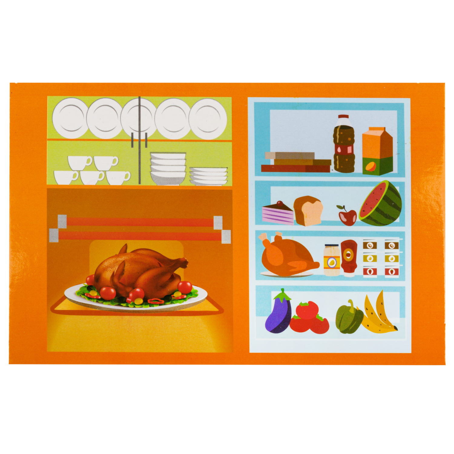 Кухня детская игровая игрушечная 1TOY Мой маленький мир Чудо-кухня, 32 предмета