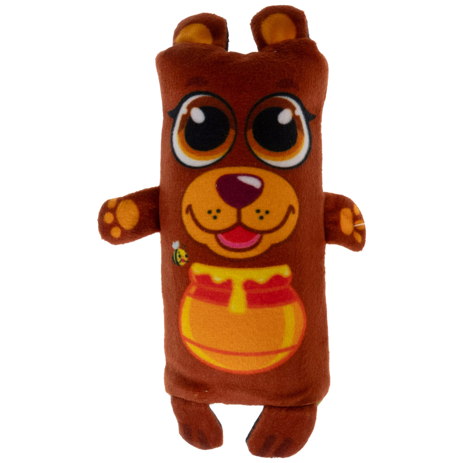 Скользун Вывернушка 2 в 1 1TOY Медведь - панда, плюшевая, игрушка-антистресс для рук