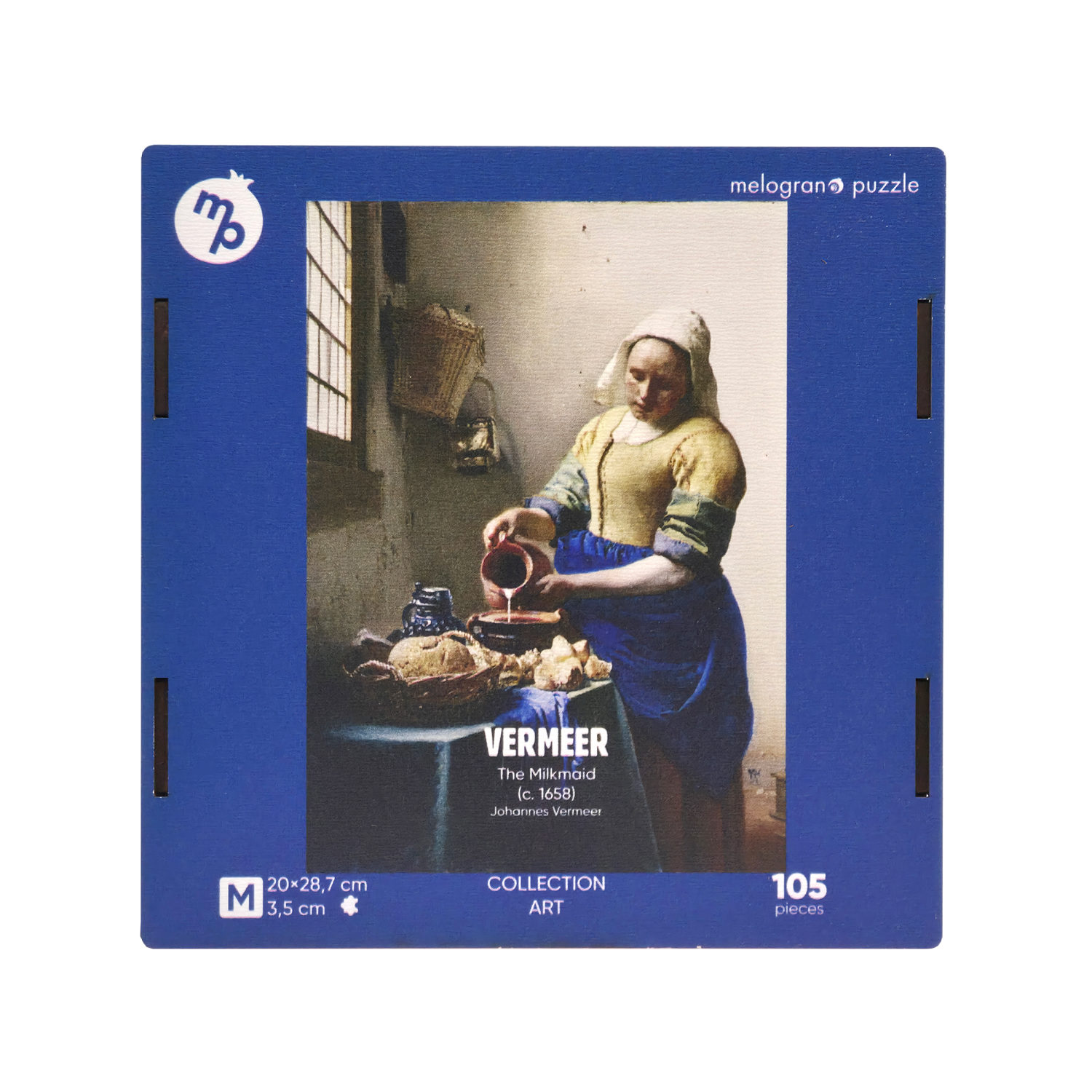 Деревянные пазлы Collection Art Ян Вермеер Молочница, 105 деталей