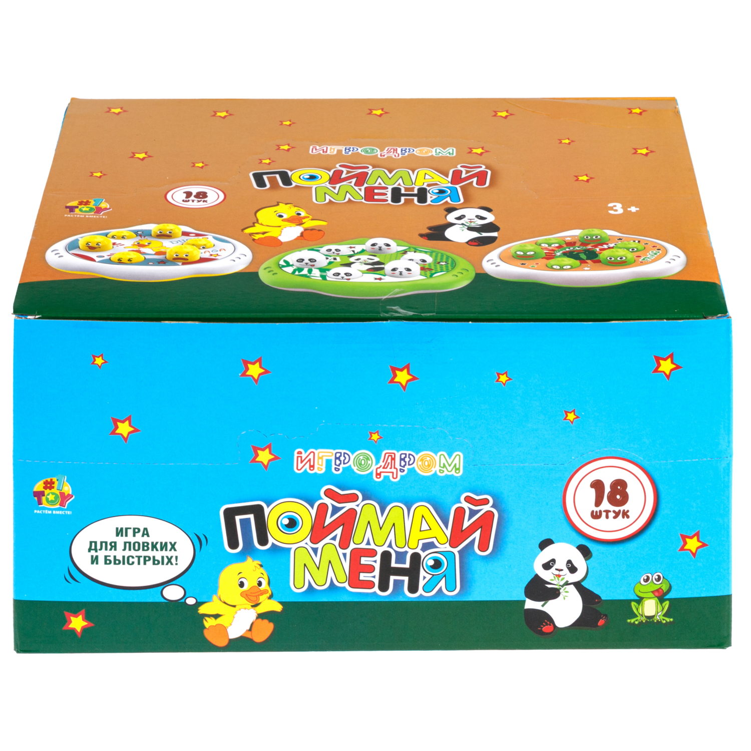 Настольная игра 1TOY Игродром Поймай меня, мини, в ассортименте