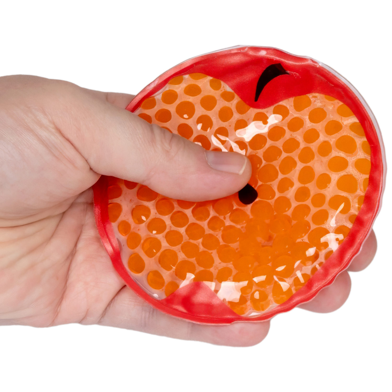 Акватубики переливайка 1TOY «Фрукты» скользун с водой внутри, антистресс для рук, жмякалка, 10 видов в ассортименте