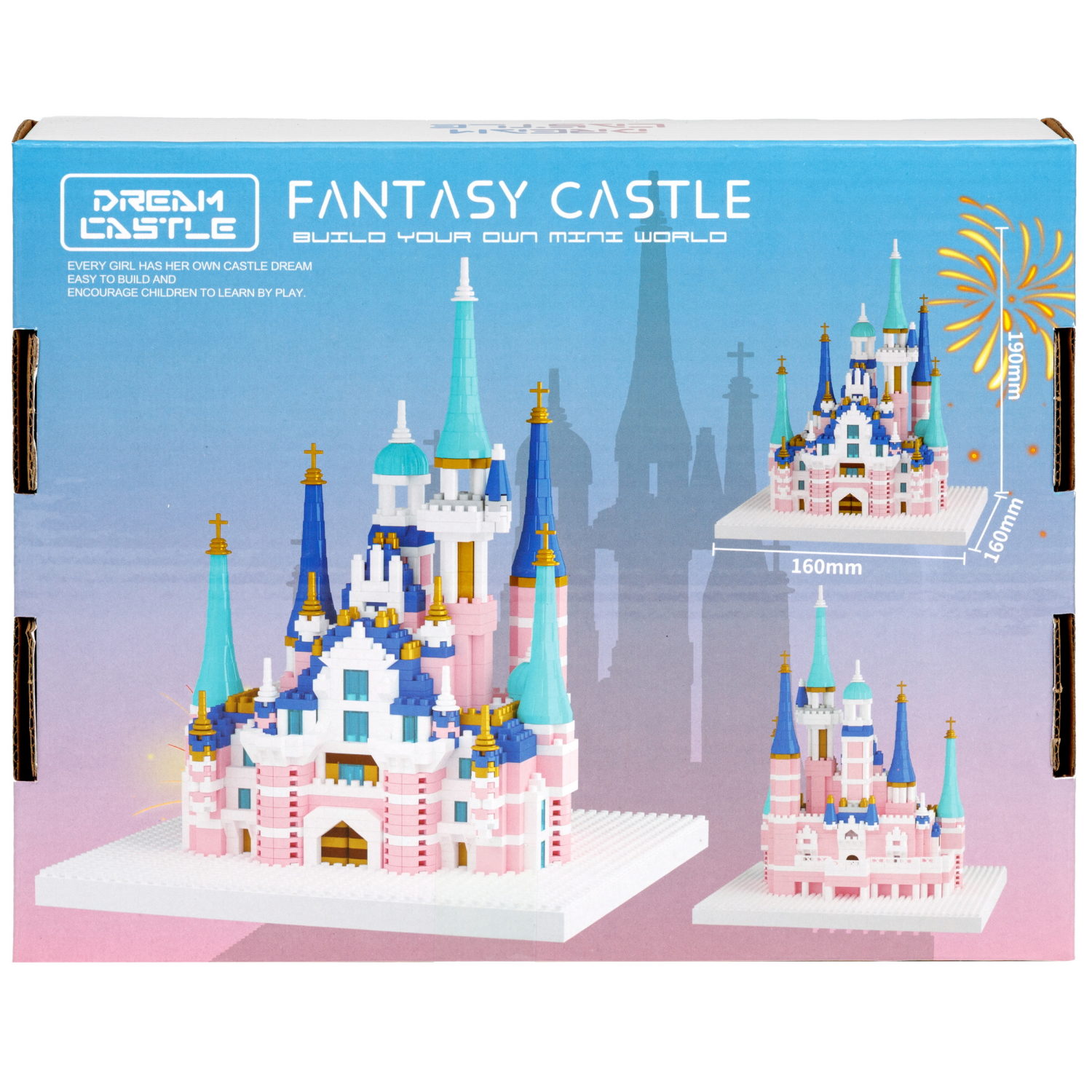 Конструктор из миниблоков 1TOY Blockformers "Замок", 948 деталей