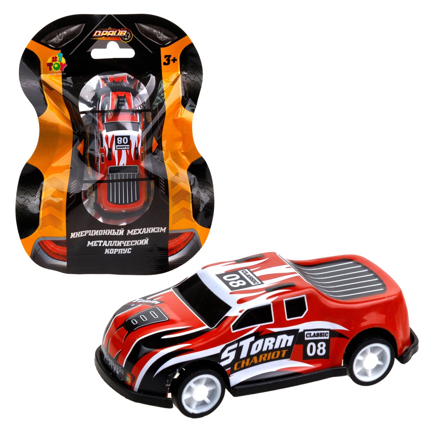 1toy Драйв Микромашинка, металлическая, инерционная, в ассортименте 92 вида