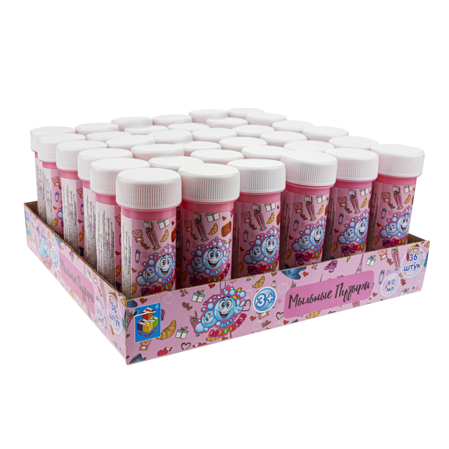 Мыльные пузыри 1TOY Мы-шарики! Девочки, 60 мл