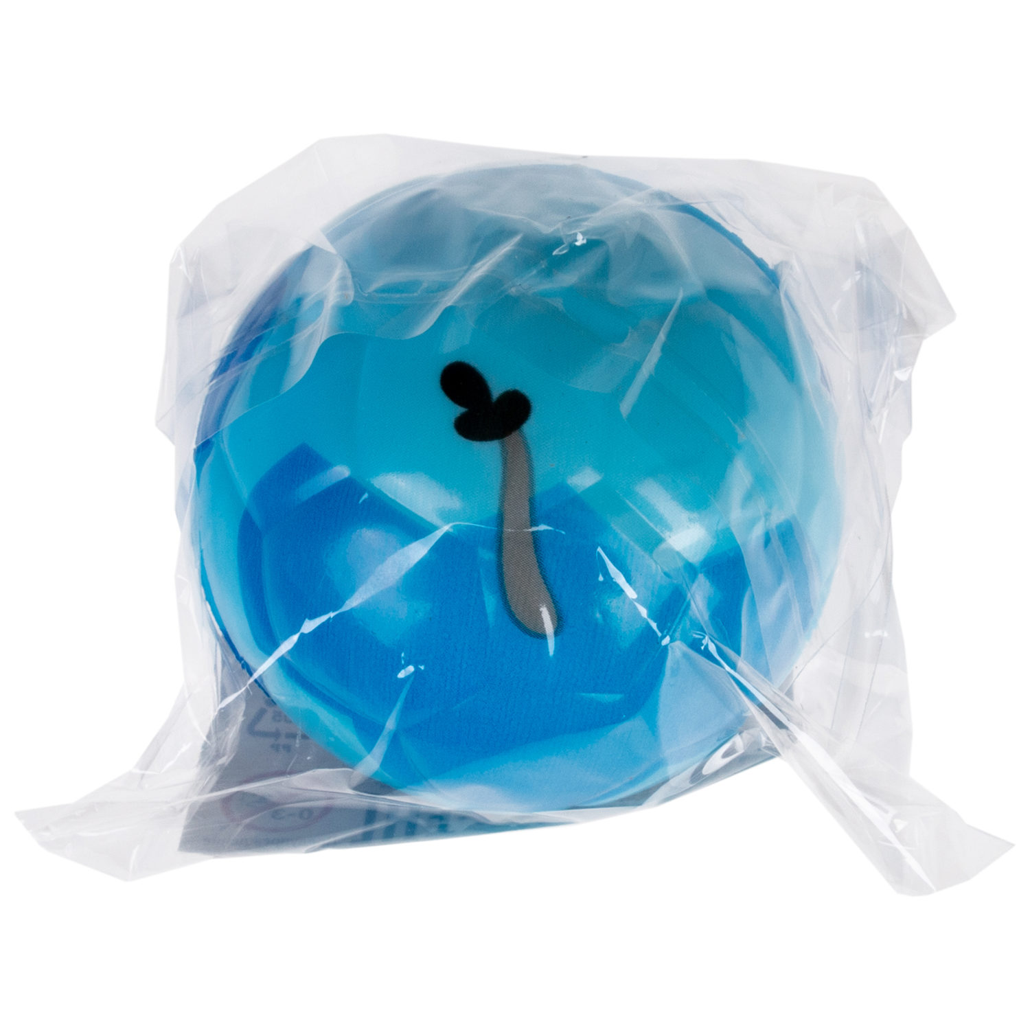 1toy мячик суперэластичный PU рифленый "Зверята" 6,3 см, дб 12 штук