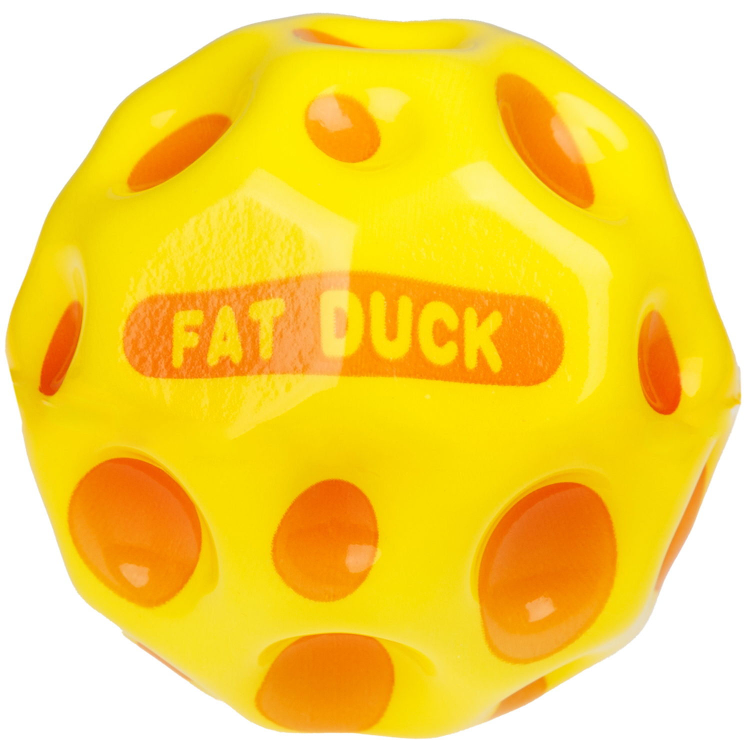 Мяч 1TOY Крутой замес Moon Ball сырный, 6 см, желто-оранжевый