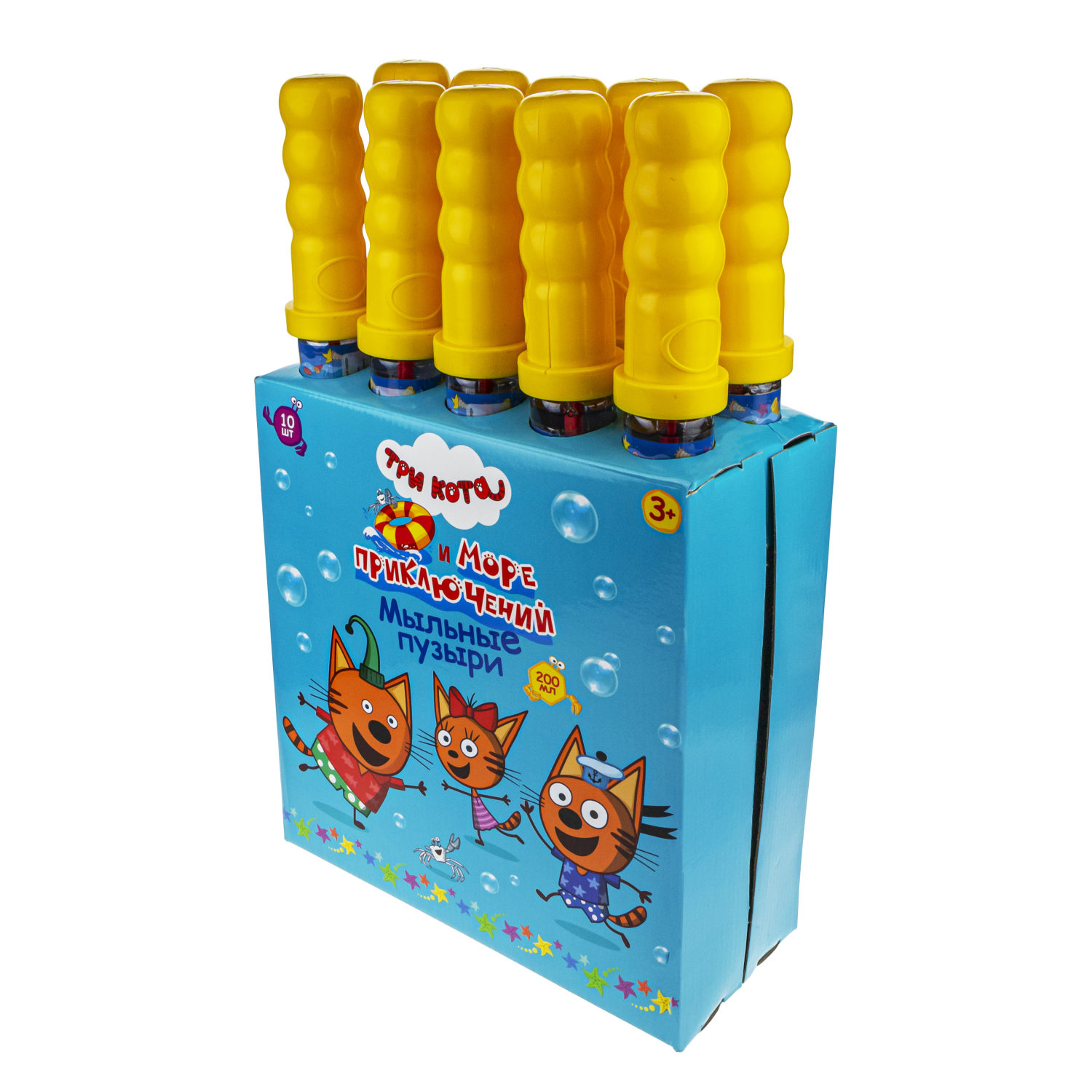 Мыльные пузыри 1TOY Три кота, 200 мл