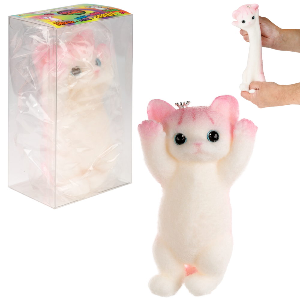 Таба сквиш 1TOY Крутой замес Пушок Кот, 20х10 см