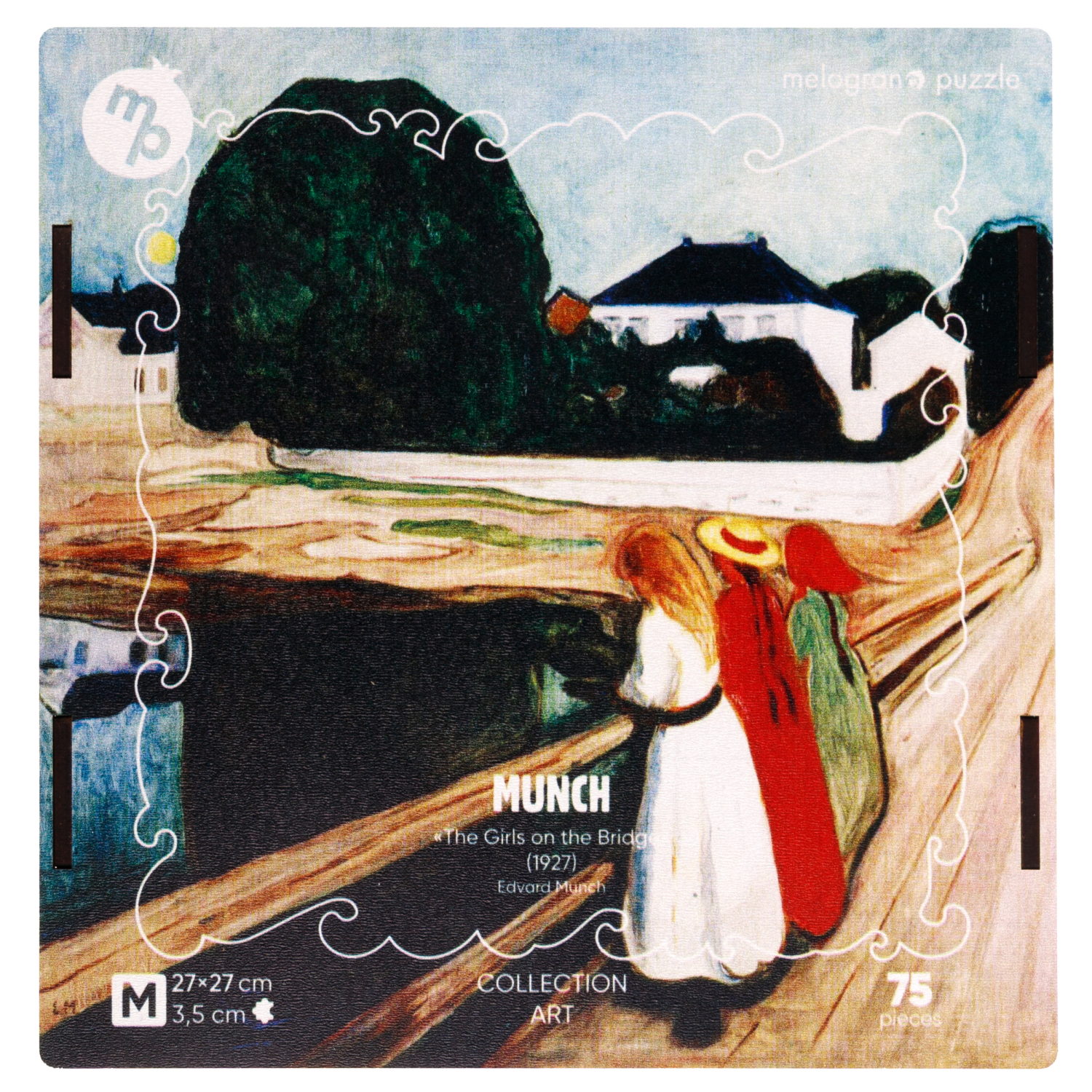 Пазлы Collection Art Эдвард Мунк Девушки на мосту, 75 деталей