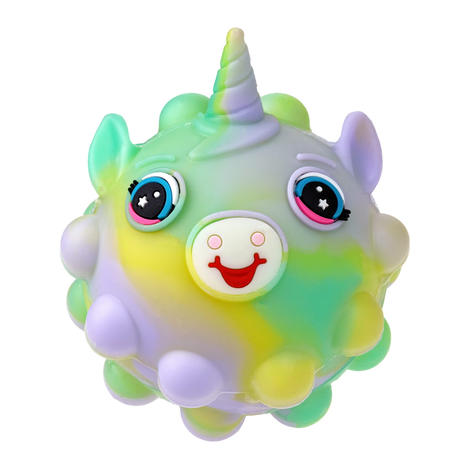 1TOY Жмяка Hit Pop It "Единорог" 7 см, 4 вида в ассортименте