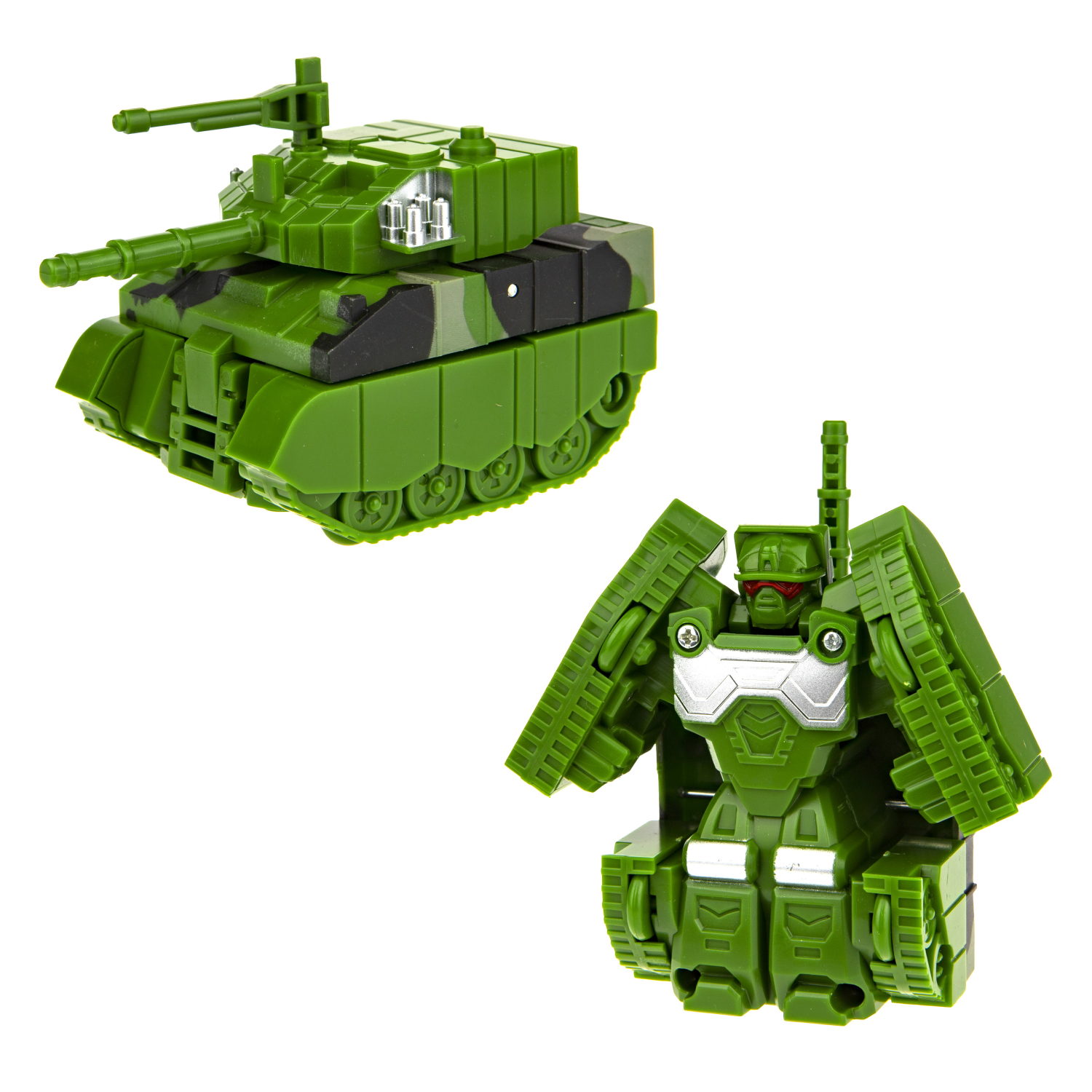 1toy "Мой первый трансформер: военная серия" (собирается в танк, 6 см, блистер)