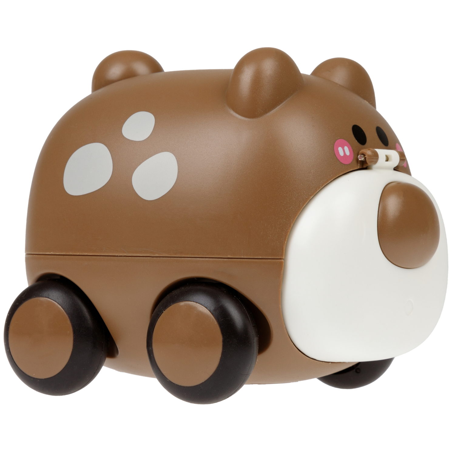 Медведь игрушка-катапульта с детёнышем 1TOY УБЕГАЙ-КА