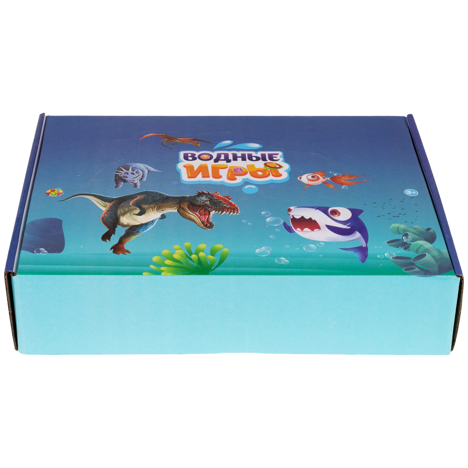 1TOY Игра с водой насади колечки морские обитатели, 3 вида в ассортименте, 15,5*7*2см