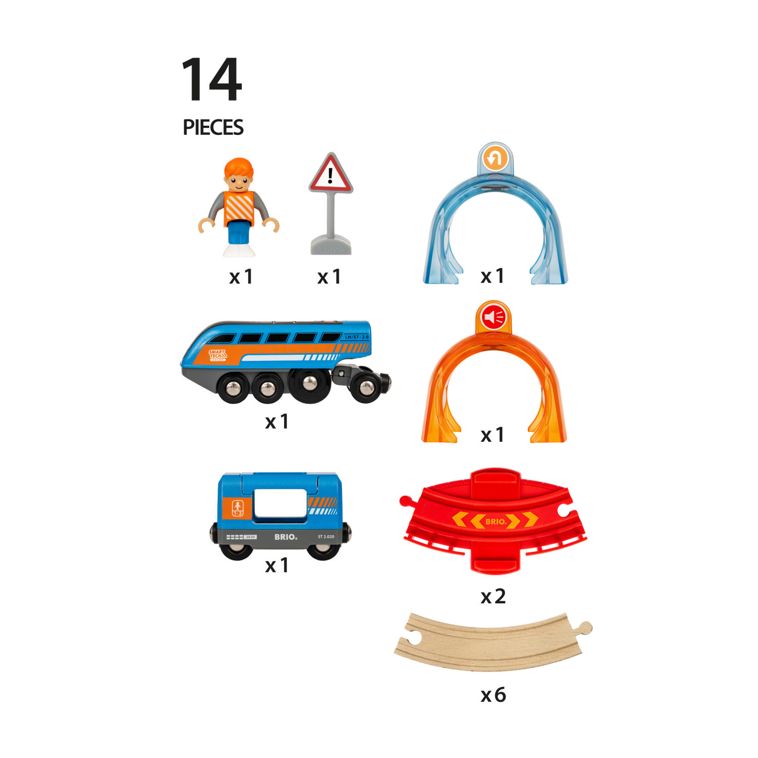 Деревянная железная дорога BRIO Smart Тech