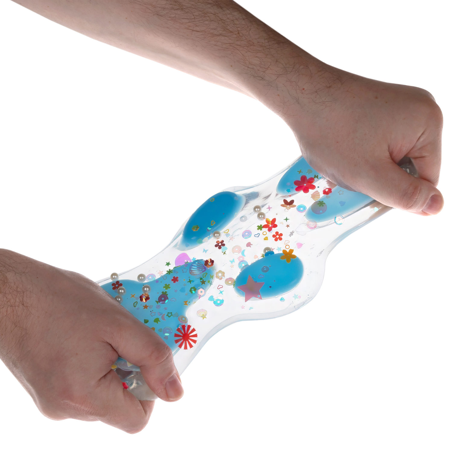 Таба лапа прозрачная 1TOY Крутой замес, большая, 14х3,5 см